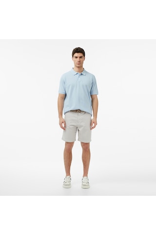 Nautica Erkek Mavi Regular Fit Polo Yaka T-shirt Düz K65000t Mavi