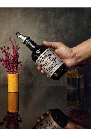 Khakma 500vintage1 500 ML İtalyan Şişe Yağdanlık