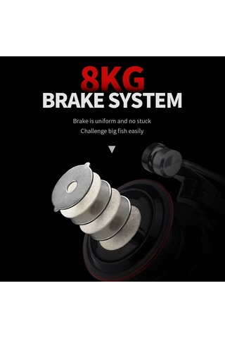 Kosona Metalik Makyaj Spole Hd7000 - 12 Eksenli, 5.2:1 Diş Oranı, Uzun Atışlı, Balık İçin Dayanıklı Tesisat