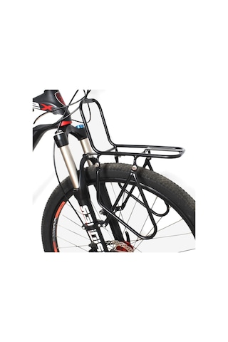 Bisiklet Ön Raf, Yükseltilmiş Alüminyum Alaşım Bisiklet Bagaj Tur Tur Taşıyıcı Raflar Kelepçe Halkası