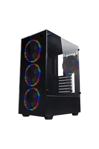 Ramtech Fullforce FF86 i5-6500 16 GB 1 TB HDD+256 GB SSD GTX1050Ti 23.6" Dos Masaüstü Oyuncu Bilgisayarı