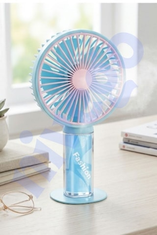 3 Kademeli Güçlü Motorlu 300 Mah Bataryalı Taşınabilir Mini Fan Vantilatör Pervane