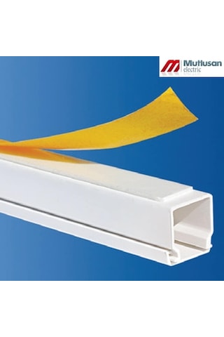 Mutlusan 12X12 Mm Yapışkan Bantlı Kablo Kanalı (10 Metre) (187461336) Mutlusan 12X12 Mm Yapışkan Bantlı Kablo Kanalı (10 Metre) (187461336)