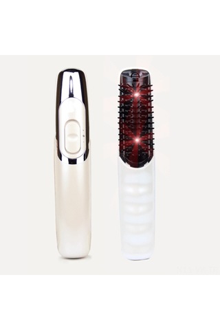 Vkemall Kızılötesi Ve Masaj Özellikli Çıkarılabilir Fırçalı Elektrikli Saç Tarak - Stres Ve Baş Ağrısına Karşı Rahatlama