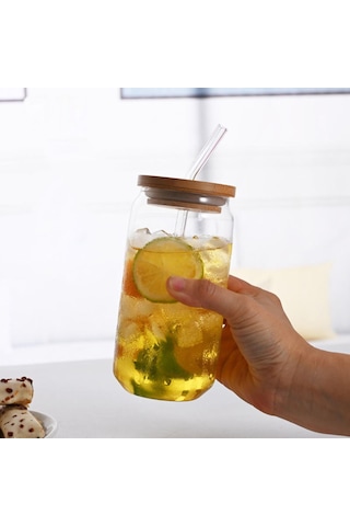 Suntek Buzlu Kahve Için Cam Balon Çay Bardakları Geniş 550ml 550ml