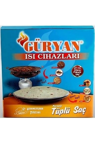 Güryan Tüplü Sac Katmer Kavurma Sacı Çift Fonksiyon Tüp Üstü Sac