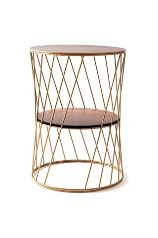 Begüsa Güzel Yan Sehpa - Antik / Barok Ceviz Antik / Ceviz