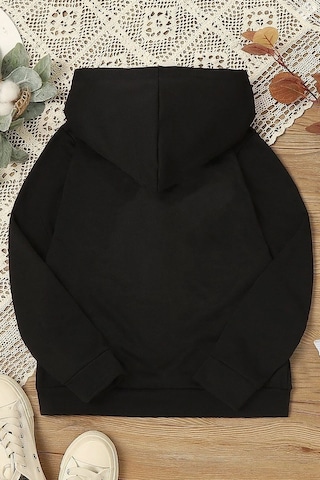 Çocuk California Baskılı Sweatshirt Siyah