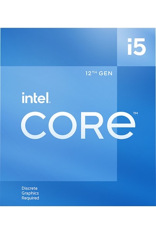 Intel Core i5-12400F 2.5 GHz LGA1700 18 MB Cache 65 W Box İşlemci