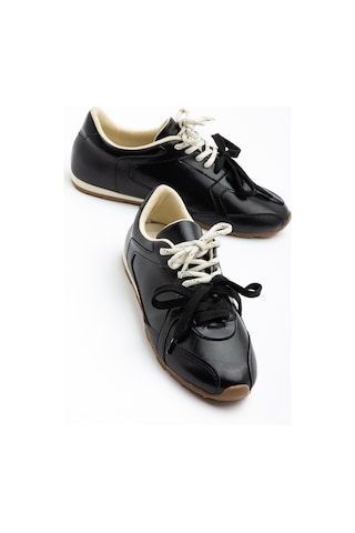 Daxtors Rs05 Günlük Ortopedik Kadın Sneaker Spor Ayakkabı Siyah