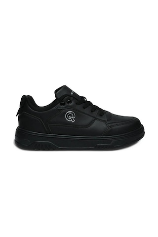 Best Of 2081-26 Cilt Deri Anatomik Bağcıklı Sneaker 36-40 Siyah