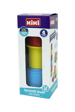 Sevimli Hayvanlar Bultak + Silindir Bardak Kule + Bul Tak Puzzle