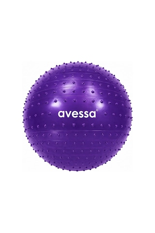Özel Üretim Msp-40 Masajlı Plates Topu 65 Cm Mor Renk Antrenman Spor Egzersiz