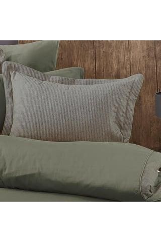 Nazik Saten Nevresim Takımı Çift Kişilik Amanda Yeşil