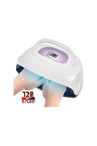 Cloody X8 Max 120 Watt 57 Led Çift El Uv Led Protez Tırnak Kurutucu Sun