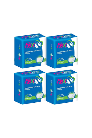 Flexi Life Hasta Alt Açma Yatak Koruyucu Örtü 60 90cm Klasik 120 A