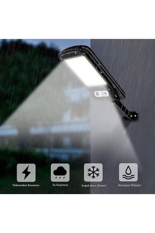 Güneş Enerjili Hareket Sensörlü Kumandalı 3 Modlu Güneş Enerjili