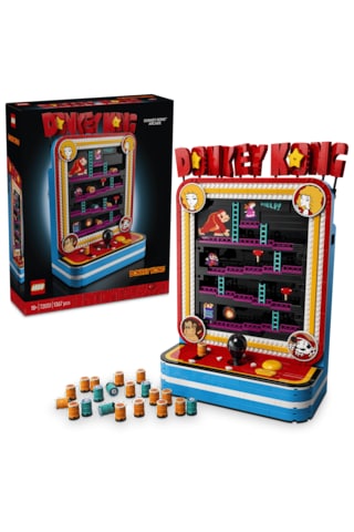 LEGO® Donkey Kong™ Video Oyunu 72051 - Yetişkinler için Karakterler İçeren Dekoratif Yaratıcı Model Yapım Seti (1367 Parça)