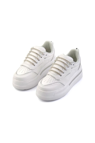 Bambi Beyaz Kadın Sneaker K01027031909 Beyaz