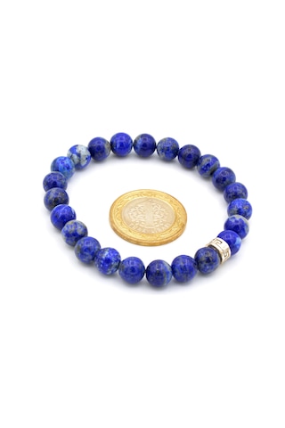 Hakiki Doğal Lapis Lazuli Bileklik 002 Gri