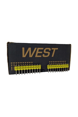 West 2.7x25 Mm Metal Beton Uygulamaları Için Pin Çiviler 1 Kutu 9