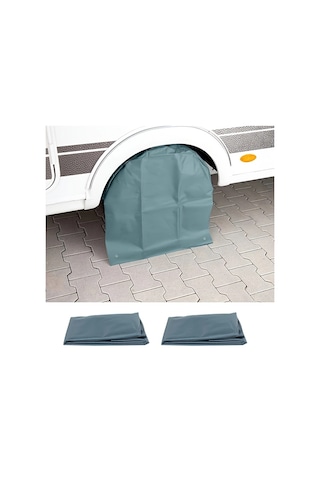 Willowhaven 2 Adet Xl Ağır Hizmet Karavan Römork Jant Kapağı 15-20 İnç Lastik Koruyucu