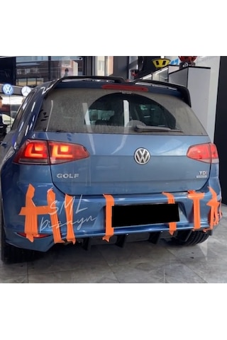 Volkswagen Golf 7 Oettinger Arka Ek Arka-tampon-ek Plastik
