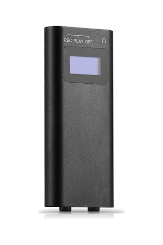 Teltree 32gb Siyah Ses Kaydedici - Yüksek Kaliteli Mikrofon, Gürültü Azaltma, Led Ekran, Usb Aktarımı, 16 Saat Sürekli Kayıt, Taşınabilir Mp3 Çalar