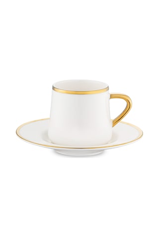 Jumbo Valetta Gold 12 Parça 6 Kişilik Fincan Takımı Gold