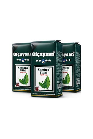 Ofçaysan Çamlıca Filizi Siyah Çay 3x1000 Gr 3 Lü Paket 2026 Taze Dökme Çay