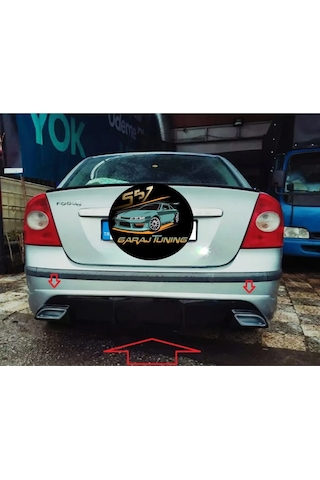 Ford Focus 2 St Arka Tampon Eki Fiberglass Boyasız