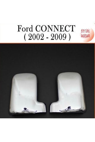 Ford Tourneo Connect Krom Ayna Kapağı 2001-2009 Sağ Sol 2 Parça
