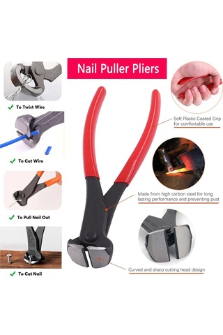 Zımba Teli Sökücü Çivi Sökücü Alet Seti Çivi Sökücü Pense,