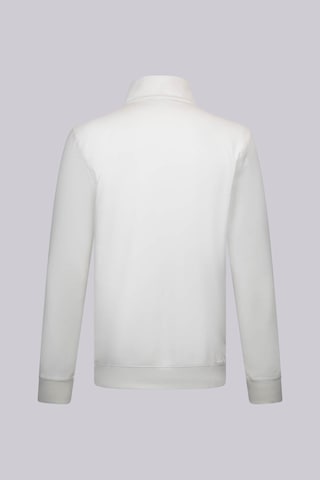 Hatemoğlu Beyaz Regular Fit Fermuarlı Yarım Balıkçı Yaka Pamuklu Sweatshirt 30243 Beyaz