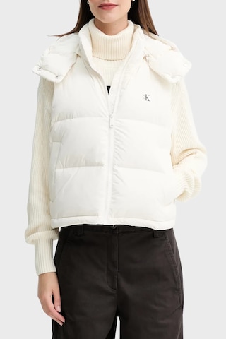 Calvin Klein Bayan Yelek Lv047d500g Vdv Beyaz Beyaz