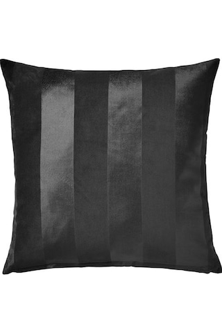 Minder-Kırlent Kılıfı 50x50 cm Gri Renk Fermuarlı Kılıfı Pamuk Ev Dekorasyonu
