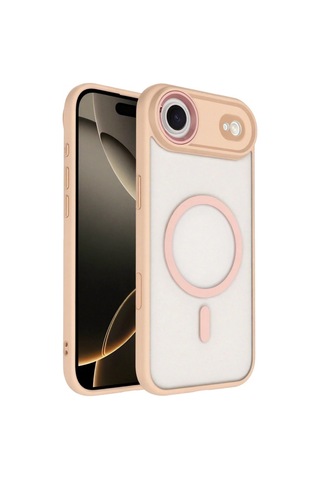 Joko Apple Uyumlu, iPhone 17 Air Terea Magsafe Kapak - Pembe