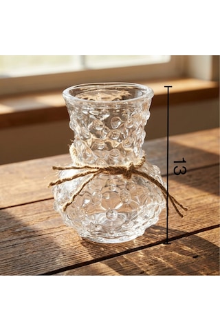 Selen Concept Bubble Model Küçük Boy Vazo Şeffaf