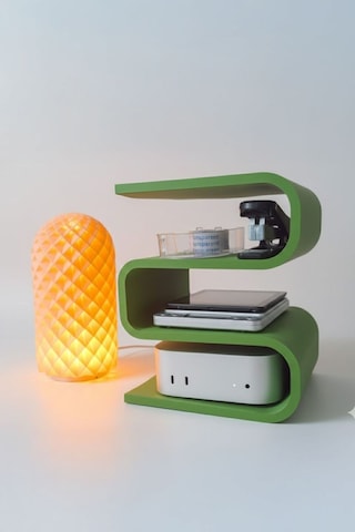 Mac Mini Uyumlu Modern Masaüstü Düzenleyici Yeşil