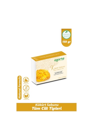 Agarta El Yapımı Doğal Katı Kükürt Sabunu 150 G