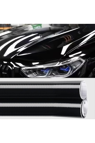 Esemiz Piano Black Parlak Siyah Hava Kanallı Üstü Koruma Jelatinli Araç Motor Aksesuar Araç Tavan Kaplama Folyosu K Diğer