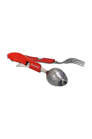 Kamp Çatal Kaşık Bıçak  Seti Gri