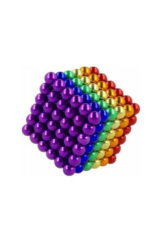 Gebibd Sihirli Manyetik Toplar Dyum Mıknatıs Küp Bilye 216 Adet Cube Magic, Küp