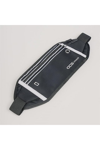 Anka Ççs 17712 Bel Çantası Polyester Sport Bel Çantası Siyah Tek Renk