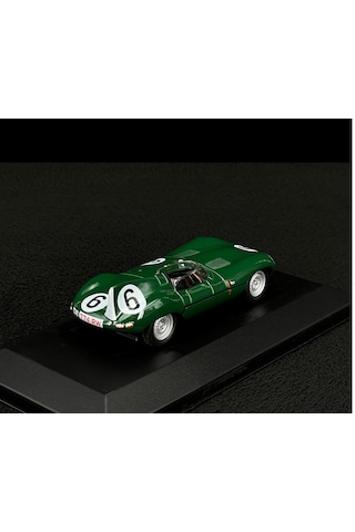 1:43 Ölçek Atlas 1955 Jaguar D-type 6 - Winner Lemans - Hawthorn Diecast Metal Minyatür Model Araba 10cm