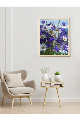 Fluid 40x50 Tuval Üzerine Numaralı Tarla Çiçekleri Tablosu 93288029