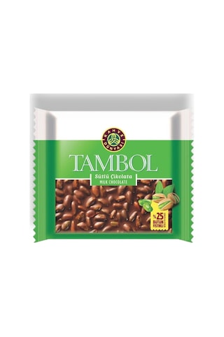 Kahve Dünyası Tambol Antep Fıstıklı Çikolata 77 Gr X 10 Adet
