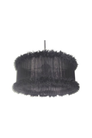 Siyah Tüylü Yatak Odası Avize