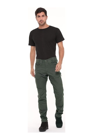 Single Sword Ön Cep Detaylı Taktik Outdoor Pantolon Haki