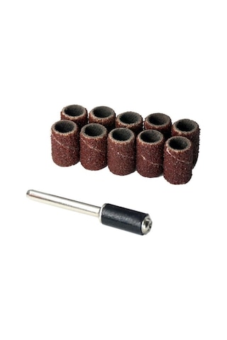 Merttools Yüzük Zımpara Seti 6,4 Mm 10 Adet Mandrelli